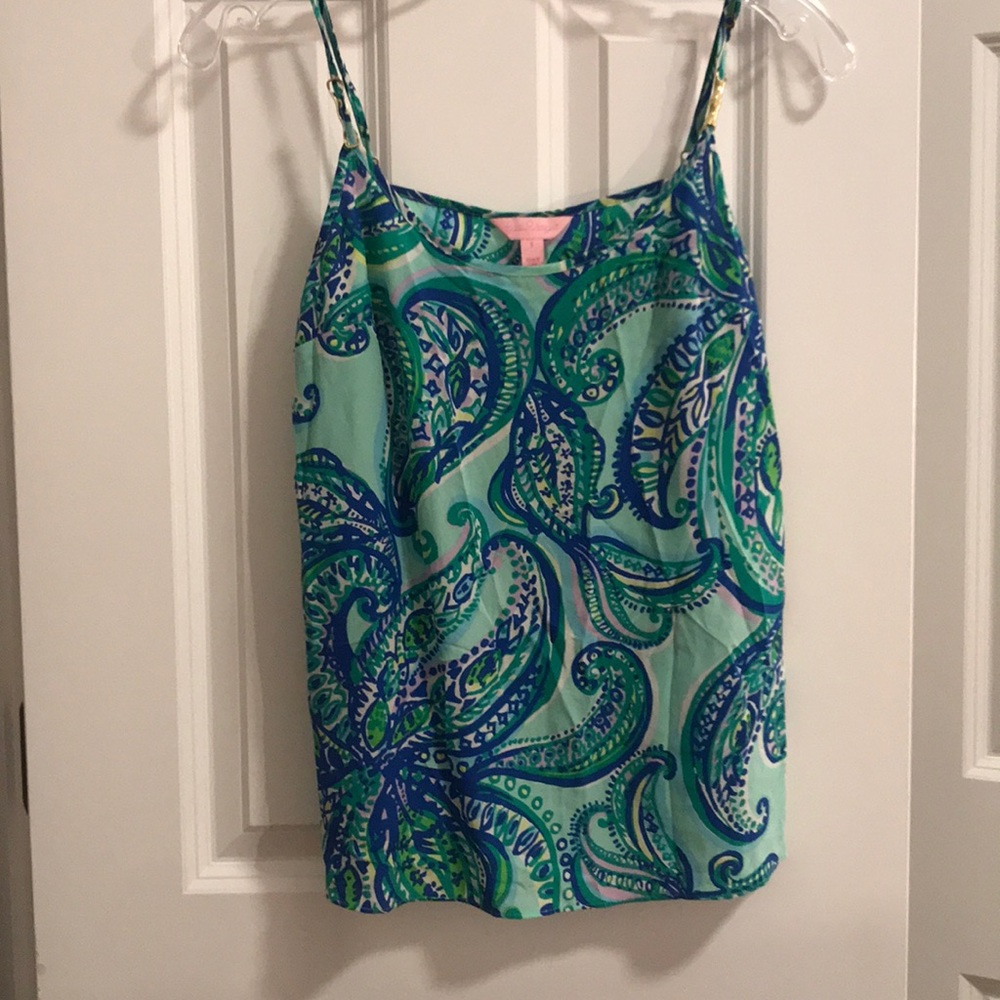 Lilly Pulitzer Silk tank top